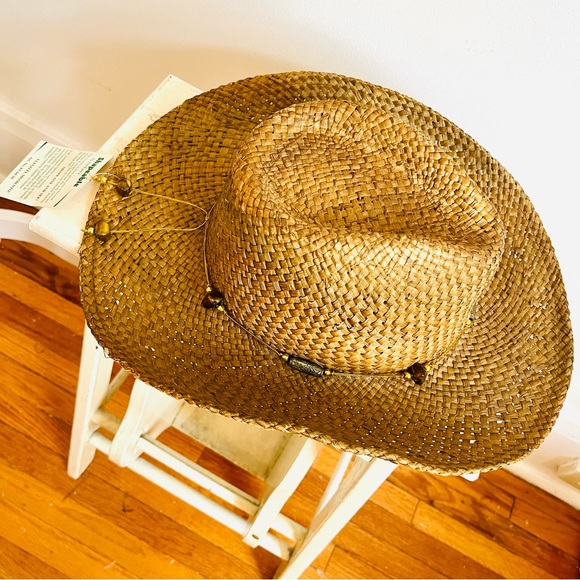 NWT shapeable straw cowboy hat - Picture 8 of 8